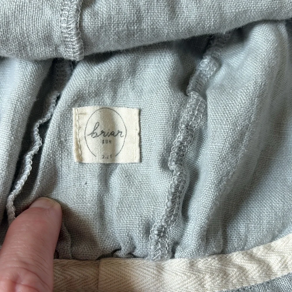 Kids Light Blue-Gray Briar Sunhat: Size 2-4 years - Picture 2 of 4